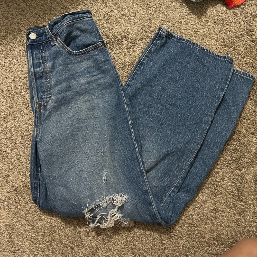 levi’s ribcage straight jeans